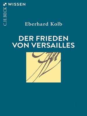 cover image of Der Frieden von Versailles